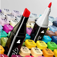 Набори двосторонніх маркерів для скетчингу – Професійний інструмент для творчості